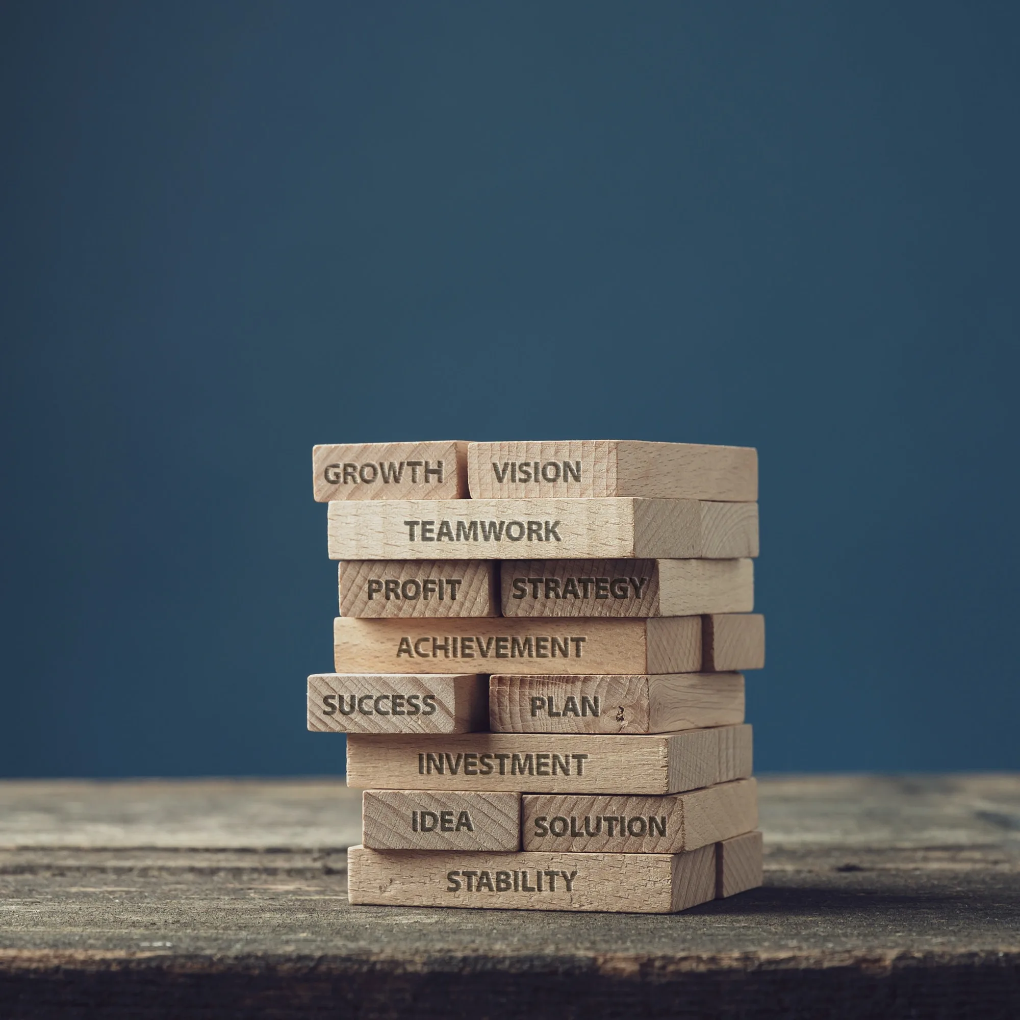 conceptual image of business and personal development